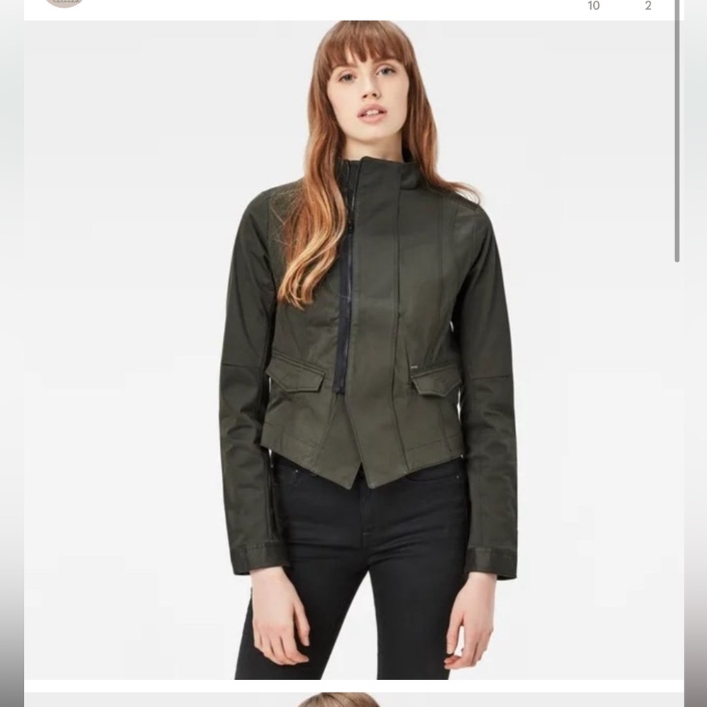 G-Star Raw Noa Slim Blazer Jacket Asphalt